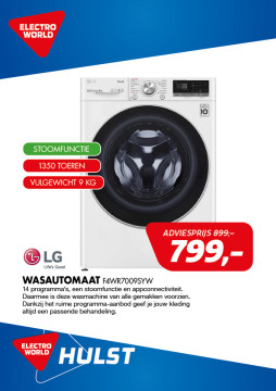 LG Wasautomaat F4WR7009SYW 799,-