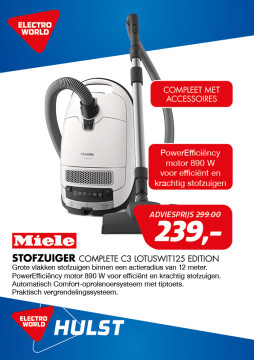 Miele Stofzuiger Complete C3 Lotuswit125 Edition