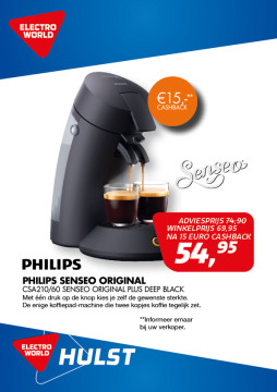 Philips Senseo Original 15,- euro Cashback