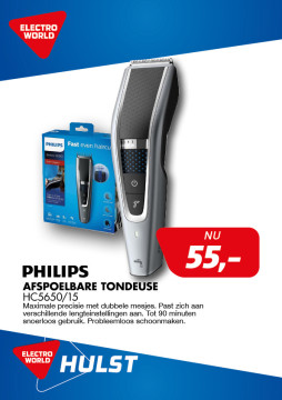 Philips Tondeuse HC5650/15 55,-